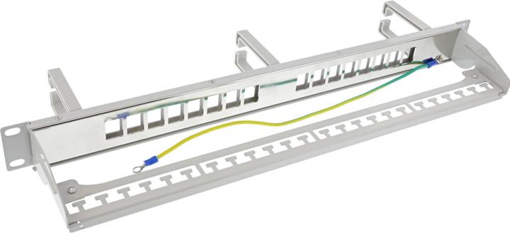 Actual product image InLine Patch panel Cat.6A 16-way