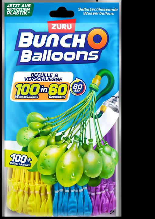 Actual product image Zuru 100 ™ Water Bombs Bunch O Balloons assorted colours