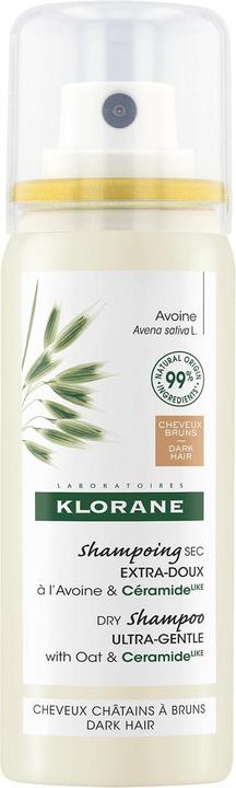 Immagine prodotto Klorane Shampoo secco al latte d'avena colorato Aeros Spr 50 ml (50 ml, Shampoo secco)