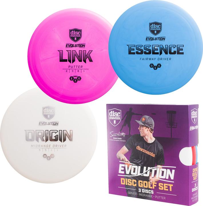Immagine prodotto Discmania Diskgolfo diskų rinkinys Evolution 3 Disc Set