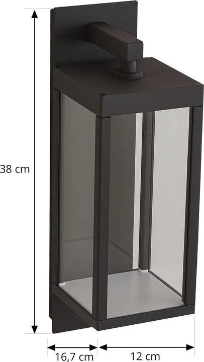 Actual product image Lucande Ferdinand (750 lm, IP54)