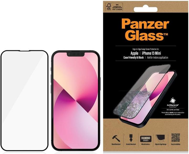 Actual product image PanzerGlass Screen protector (1 Piece, Apple iPhone 13 mini)