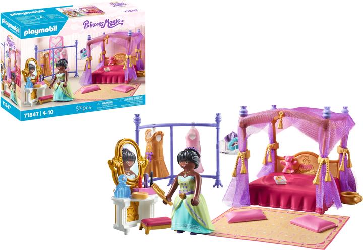 Produktbild Playmobil Prinzessinnen-Schlafzimmer mit Ankleide (71847, Playmobil Princess Magic)