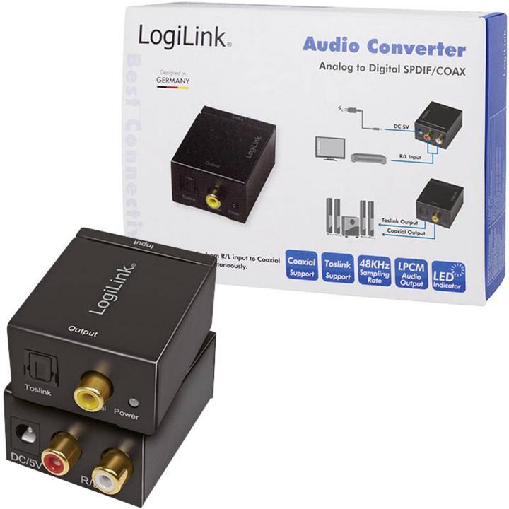Actual product image LogiLink Analog Audio Converter (Analog -> Digital)