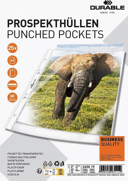 Immagine prodotto Durable Copertina dell'opuscolo (A5, 25 x)