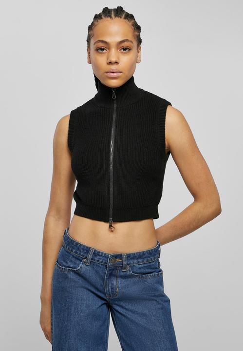 Actual product image Urban Classics Ladies Short Knit Vest (S)