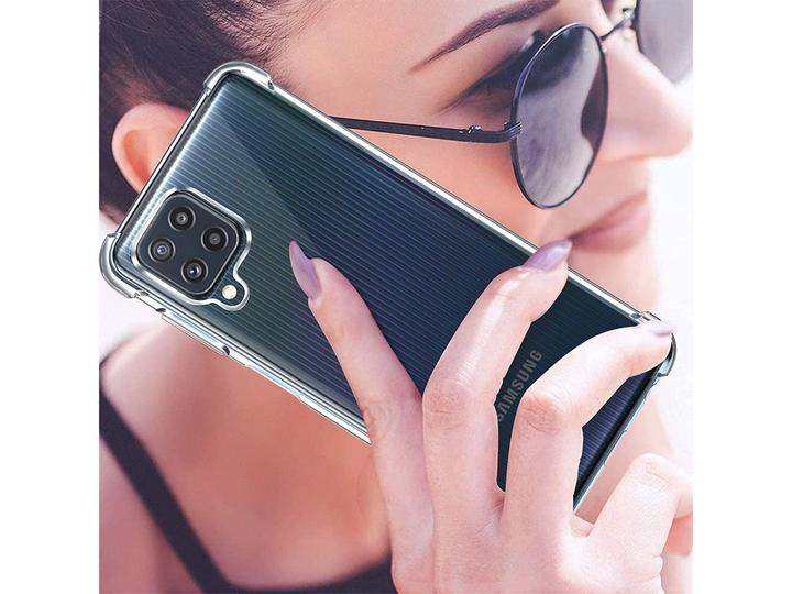Produktbild Screenguard Samsung Galaxy M32 Hülle Crystal Soft Airbag Bumper (Samsung Galaxy M32)