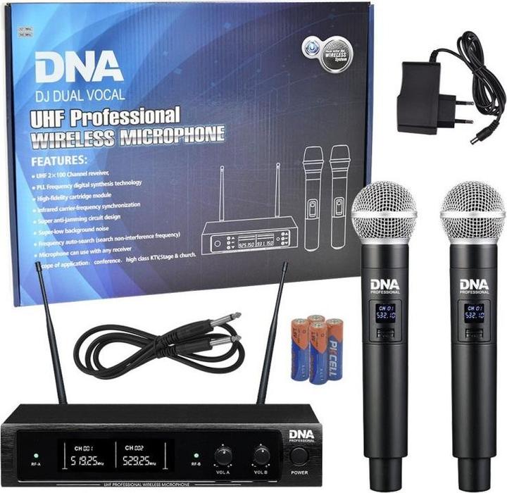 Produktbild No Name DNA DJ DUAL VOCAL drahtlose Gesangsmikrofone