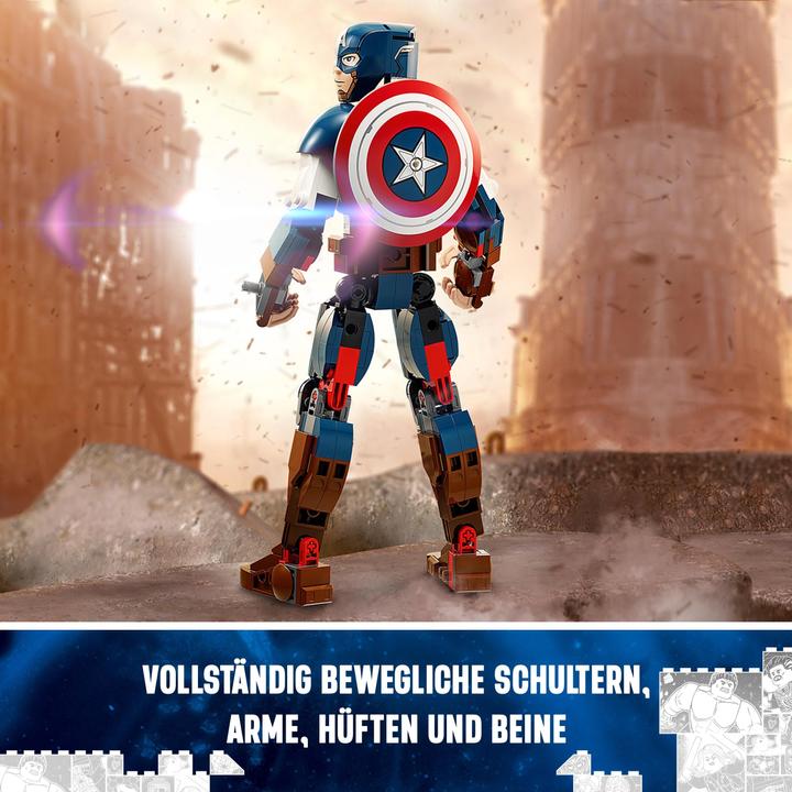 Actual product image LEGO Captain America Building Figure (76258, LEGO Marvel)