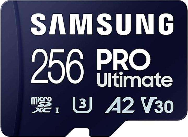 Image du produit Samsung PRO Ultimate avec lecteur de cartes (256 Go, microSDXC, U3, UHS-I)