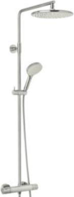 Immagine prodotto FM Mattsson Sistema doccia Damixa silhouet - acciaio (pvd). incl. termostatico, hovedbruser e håndbruser