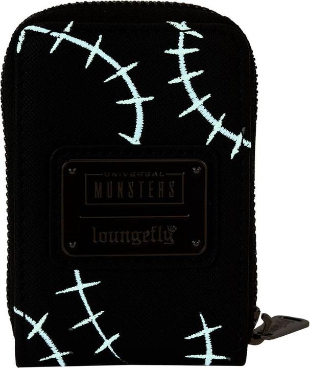 Actual product image Loungefly Universal Monsters by Wallet Bride of Frankenstein Neon Mask