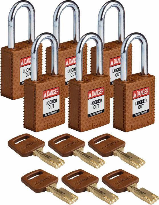 Productafbeelding Brady SafeKey hangsloten - Nylon