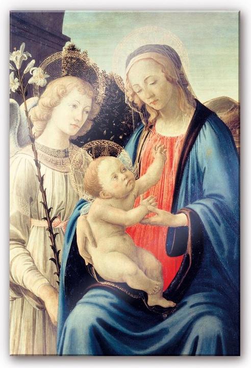 Produktbild Trenddeko Botticelli - Madonna mit Kind und einem Engel (100 x 150 cm)