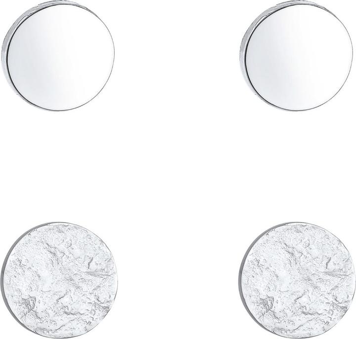 Produktbild Elli Basic Ohrstecker, Geo, Kreis, Organic (925er Sterling Silber)