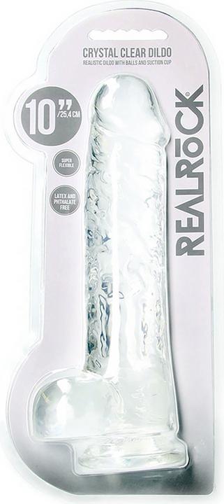 Produktbild RealRock Realistic Dildo With Balls 10" / 25,4 cm