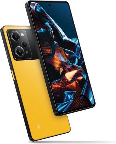 Actual product image Xiaomi Poco X5 Pro 5G (128 GB, Yellow, 6.67", Dual SIM, 108 Mpx, 5G)