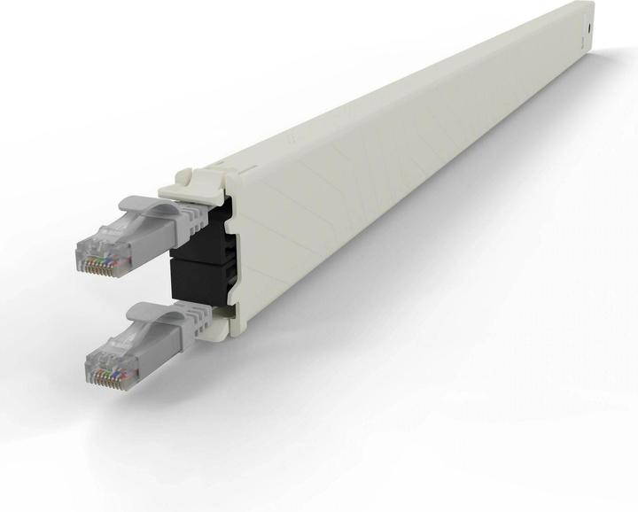 PATCHBOX one / Cassette / 30RU / Cat 6A, UTP, 1.8 m, Grau (U/UTP, CAT6a, 1.80 m)