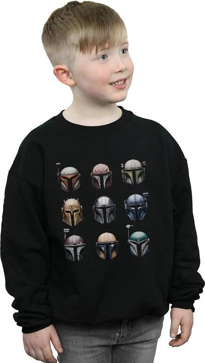 Produktbild Star Wars The Mandalorian Helmet Display Sweatshirt Jungen (128)