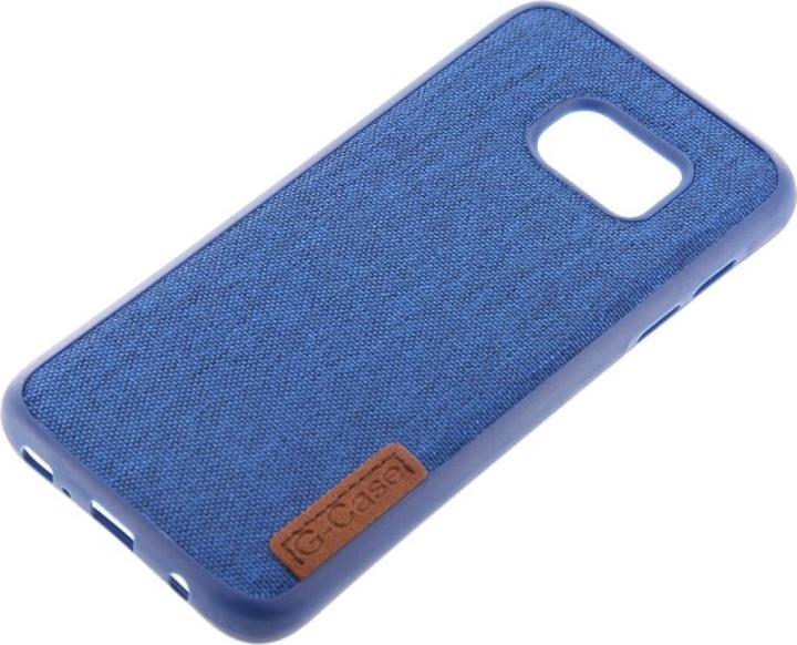 Produktbild OEM Silicone Case Textile for Samsung S7 blue (Samsung Galaxy S7)
