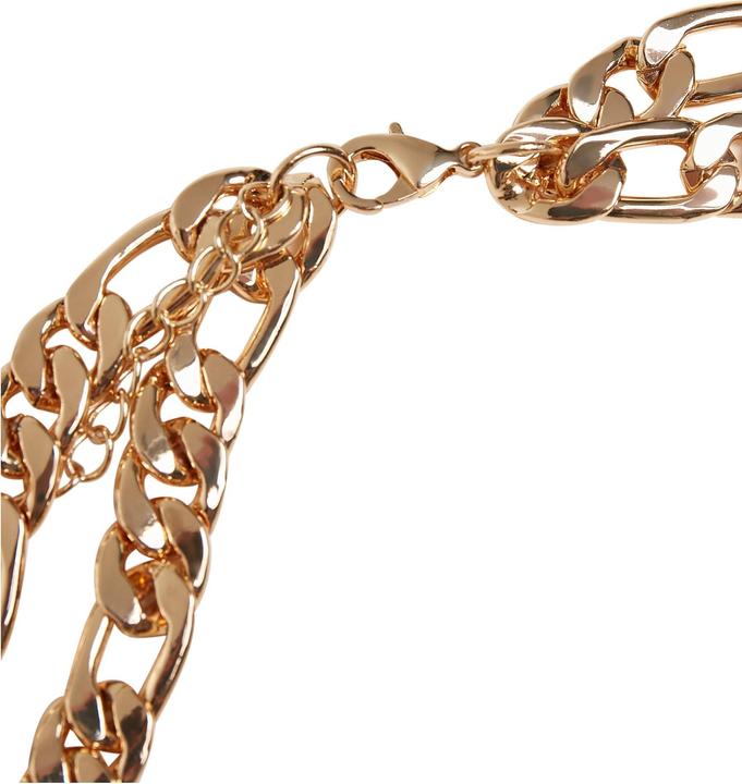 Actual product image Urban Classics Figaro Layering Necklace (100% Iron)