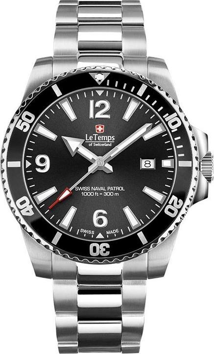 Produktbild Le Temps Swiss Naval Patrol (Analoguhr, 43 mm)