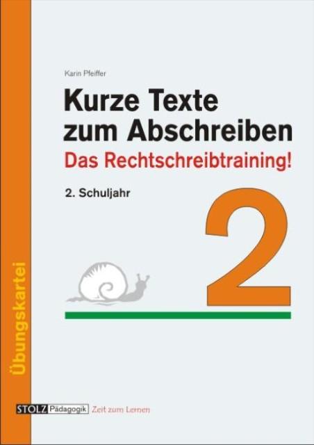 Produktbild Pfeiffer:Kurze Texte zum Abschreiben.2 (Deutsch, Karin Pfeiffer, 2012)