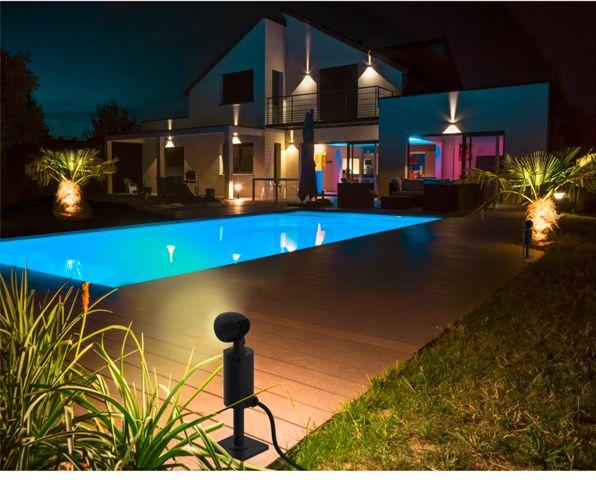 Actual product image REV Link2Home LED Outdoor Beam 3+3x1W