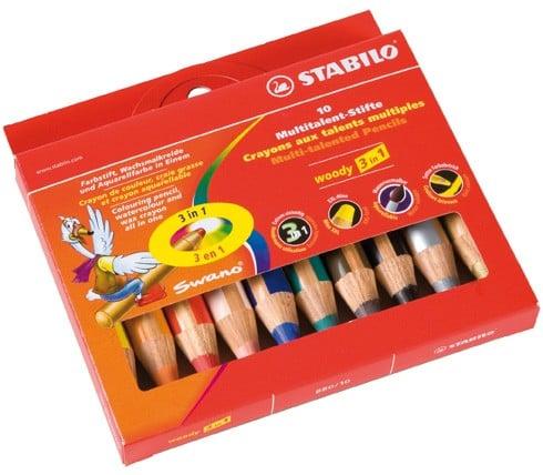 Produktbild STABILO woody 3 in 1 Buntstift (Bunt, 10 x)