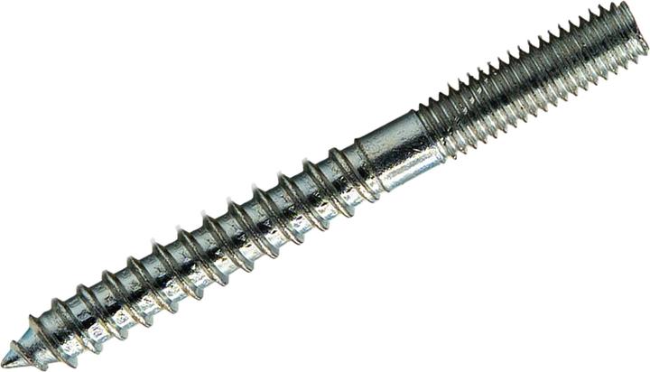 Image du produit FTM Vis à double filetage, acier galvanisé M5 x 50 mm, 4 pièces (4 Vis par pièce)