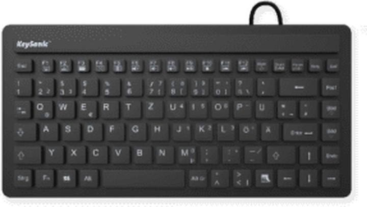 Produktbild KeySonic KSK-3230IN - Mini - Wired - USB - QWERTZ (DE, Kabelgebunden)