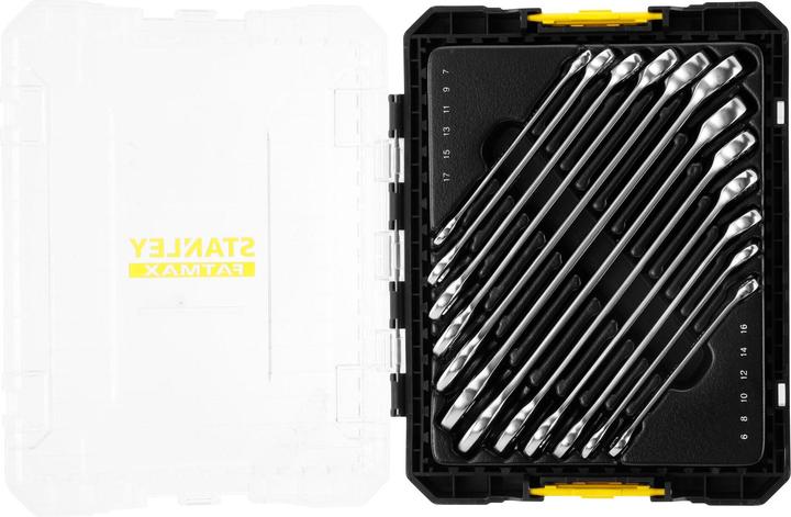 Actual product image Stanley Combination wrench set 12 pieces (17 mm, 7 mm, 16 mm, 15 mm, 8 mm, 14 mm, 12 mm, 13 mm, 9 mm, 6 mm, 10 mm, 11 mm)