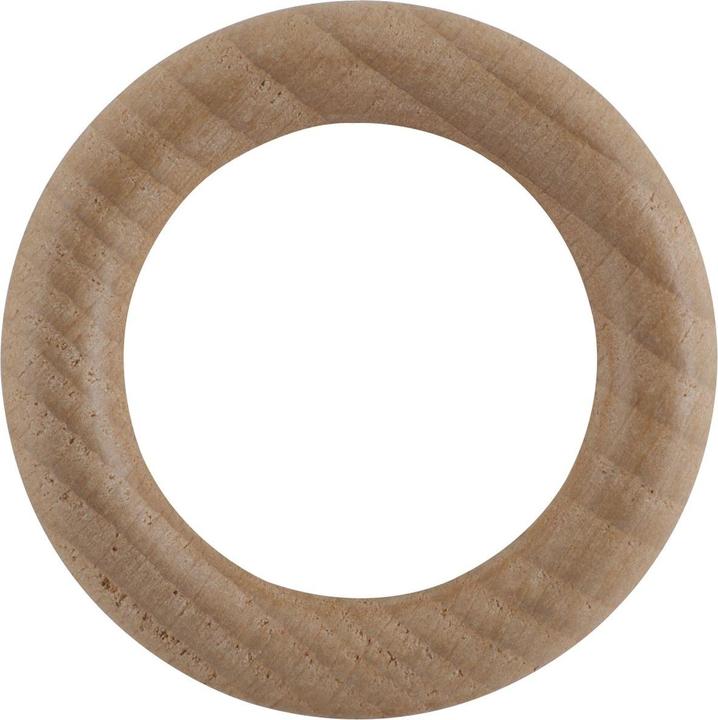 Actual product image Leha Curtain ring wood light oak lacquered