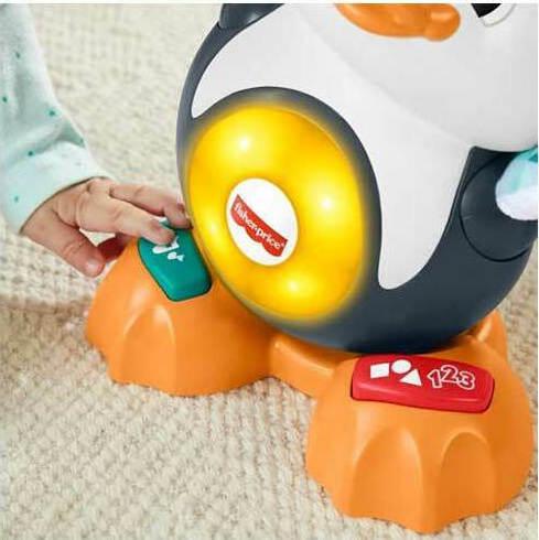 Actual product image Mattel Fisher Price Linkimals Penguin The Animal With Music for 9+ months HCJ60
