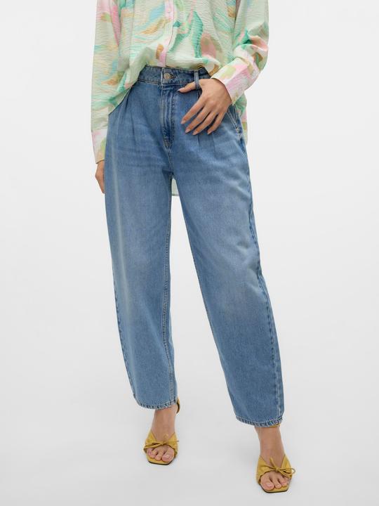 Produktbild Vero Moda VMETNA Hohe Taille Barrel Fit Jeans Straight-Fit (W25/L30)