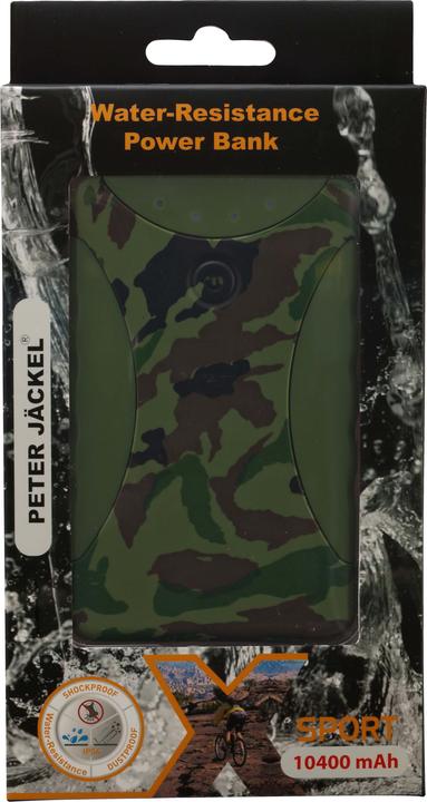 Produktbild Peter Jäckel Powerbank OUTDOOR 10400mAh Li-Ion Camouflage