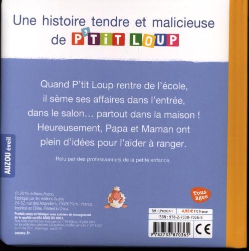 Immagine prodotto P'tit Loup ne veut pas ranger (Francese, Lallemand Orianne, Thuillier Eléonore, 2019)