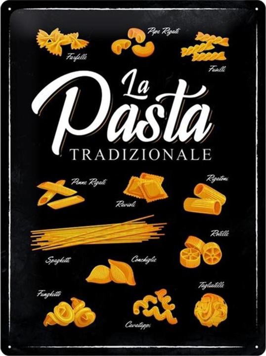 Produktbild Nostalgic-Art Merchandising Schild Pasta 30 cm x 40 cm, Metall (30 x 40 cm)