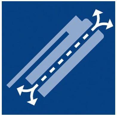 Actual product image Staedtler Tripluscolor 323 (Blue, 1 x)