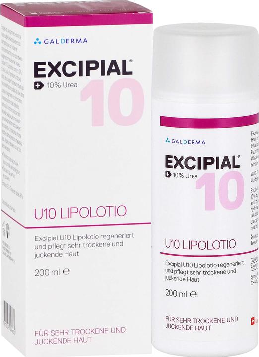 Actual product image Excipial U10 Lipolotio (Body milk, 200 ml)