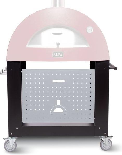 Alfa Forni Base für 2 Pizze Unterbau Schwarz