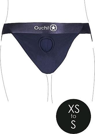 Image du produit Ouch! Vibrating Strap-on Panty Harness - Open Back - XS/S