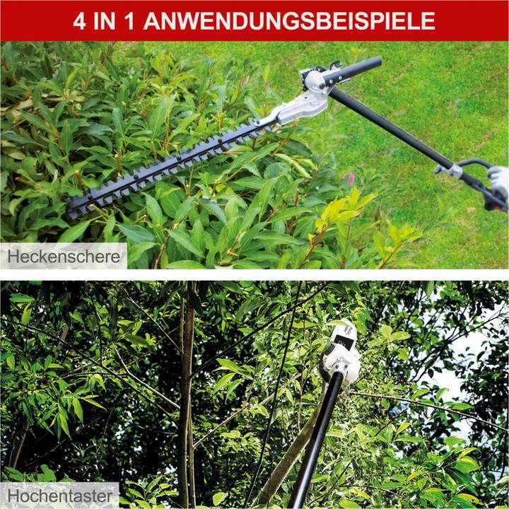 Actual product image Scheppach 4in1 Multi Garden Unit MFH3300-4P 1.22PS (Trim line, Metal cutting blade)