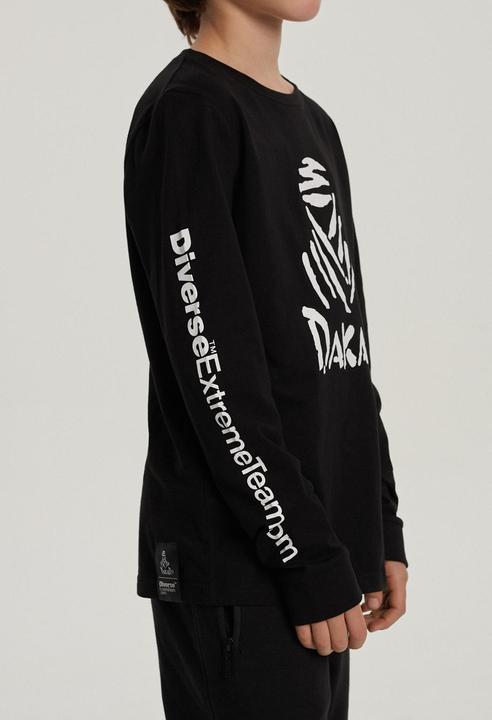 Actual product image Dakar TEE DKR 23 LS KID 422 BLK (110, 116, 115 A)