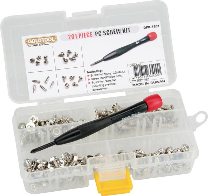 Produktbild InLine PC Builder Kit - semi - 201-teilig