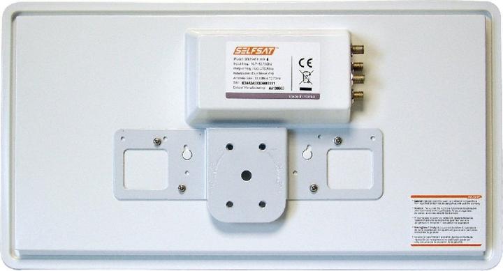 Actual product image Selfsat H30d4 (Flat antenna, 33.70 dB, DVB-S / -S2)