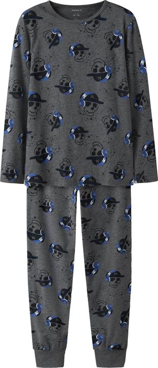 Name it Nkmnightset Dark Grey Mel Skull Noos