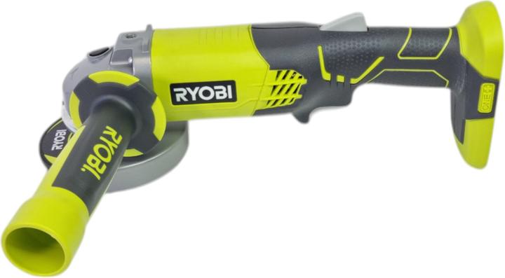 Immagine prodotto Ryobi R18AG-0 Smerigliatrice angolare a batteria 18 V ONE+ 115 mm + 2x batteria 5.0 Ah + caricatore (115 mm)