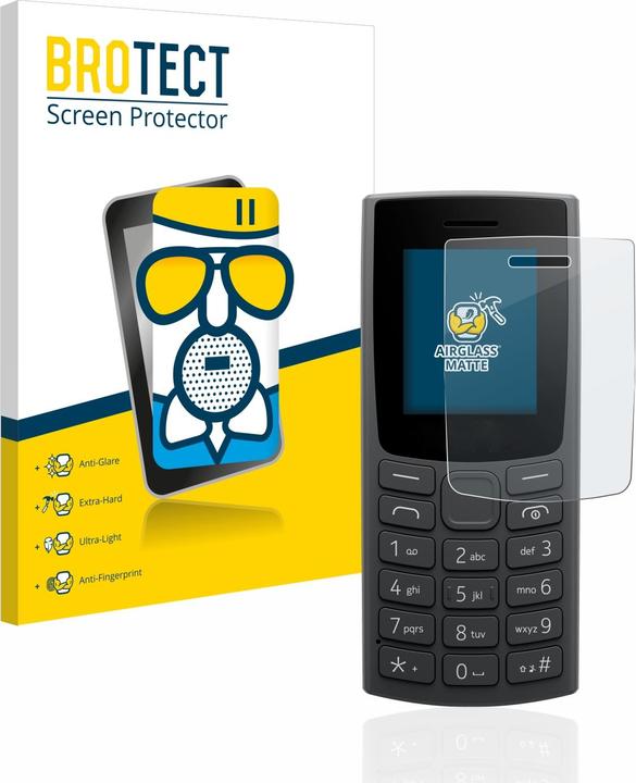 Actual product image BROTECT AirGlass Glass Matte (1 Piece, Nokia 105 (2023))