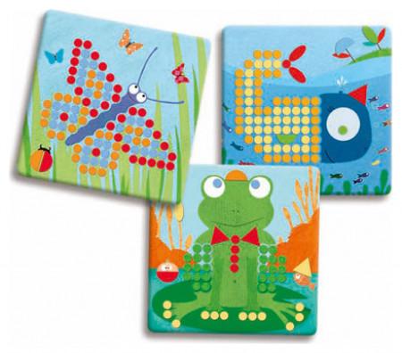 Actual product image Djeco Mosaico Rigolo (Italian)